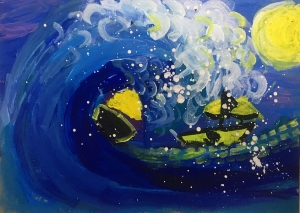 风景油画创意作品，风景油画图片