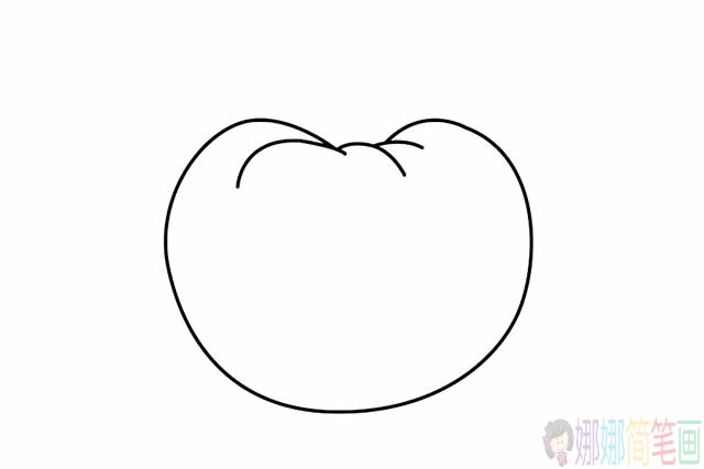 西红柿简笔画怎么画,西红柿简笔画图片大全