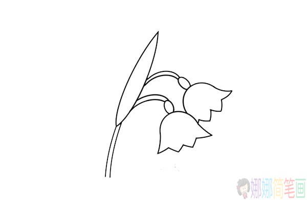 铃兰花简笔画图片大全,铃兰花简笔画步骤