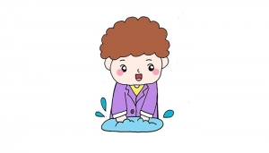 关于疫情防护的简笔画，疫情勤洗手简笔画
