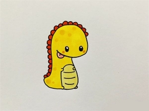恐龙简笔画教程，恐龙儿童简笔画图片