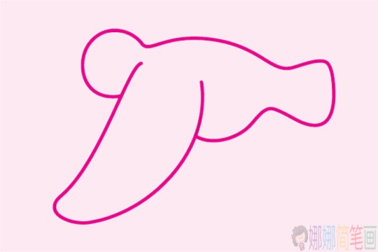 鸽子简笔画,简单好看的鸽子简笔画画法步骤图片大全