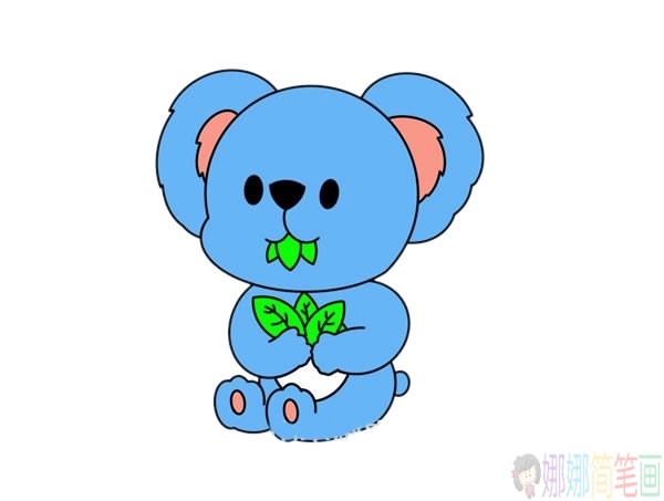 考拉简笔画大全可爱,卡通考拉简笔画步骤大全