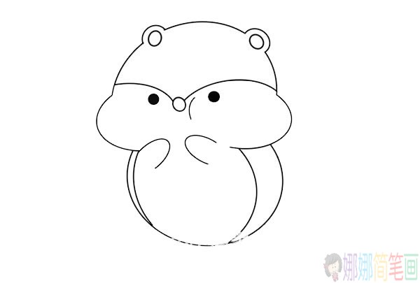 仓鼠简笔画的画法,仓鼠简笔画图片大全可爱