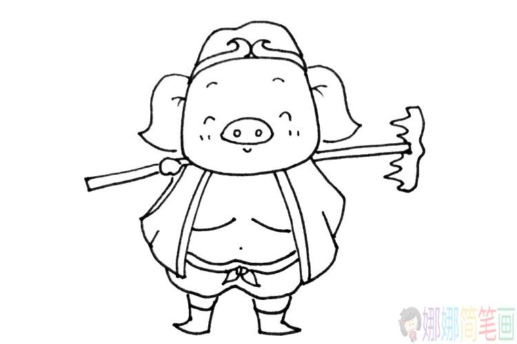 西游记师兄弟三人简笔画图片