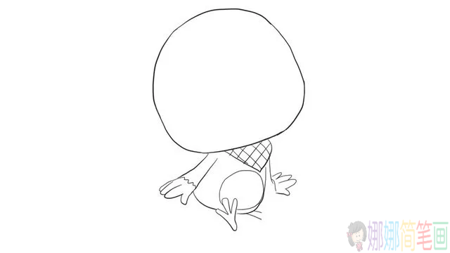 麦琪简笔画,萌鸡小队之麦琪简笔画画法教程