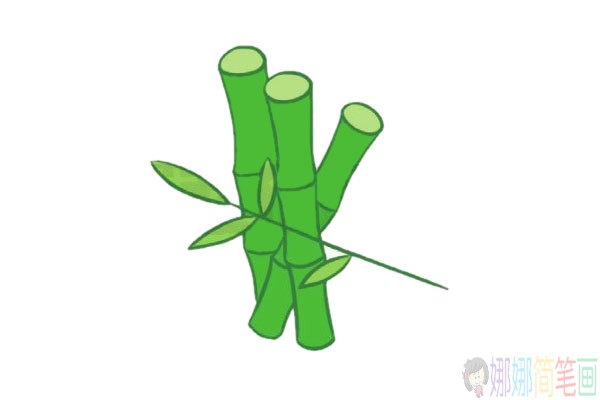 竹子简笔画图片大全,竹子怎么画简笔画