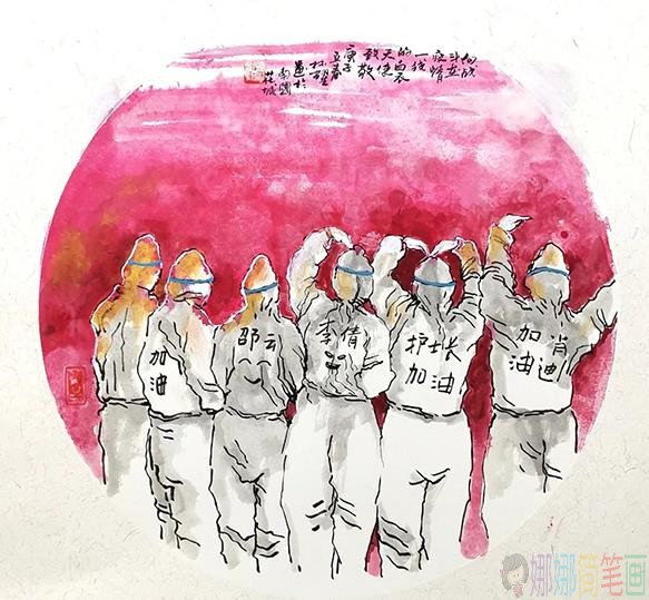 致敬最美逆行者儿童画优秀作品大全鉴赏