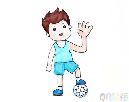体育老师简笔画教程,体育老师人物儿童画