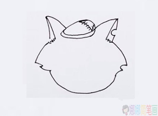 灰太狼怎么画_灰太狼简笔画画法步骤教程