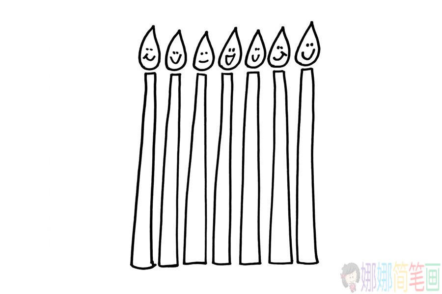 蜡烛简笔画图片,蜡烛烛台怎么画