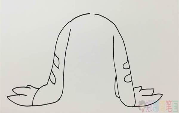 大耳兽简笔画,可爱萌萌的大耳兽简笔画画法步骤图片