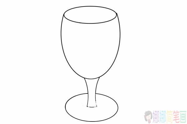 红酒简笔画步骤图,红酒简笔画图片大全