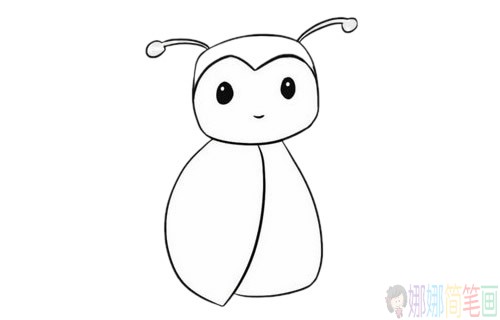 可爱的卡通七星瓢虫简笔画的画法步骤教程及图片大全