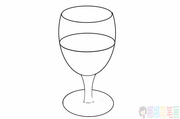 红酒简笔画步骤图,红酒简笔画图片大全