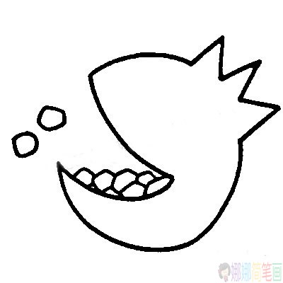 彩色石榴简笔画的画法,石榴简笔画图片