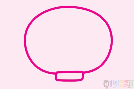灯笼简笔画图片大全,灯笼简笔画步骤图片