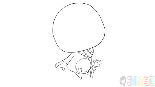 麦琪简笔画,萌鸡小队之麦琪简笔画画法教程