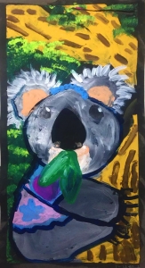 树袋熊儿童画，树袋熊儿童画图集