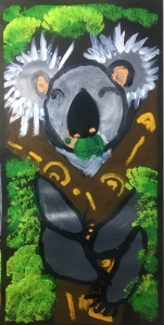 树袋熊儿童画，树袋熊儿童画图集
