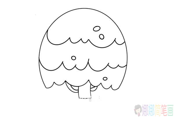 大树简笔画图片大全,卡通大树简笔画步骤图