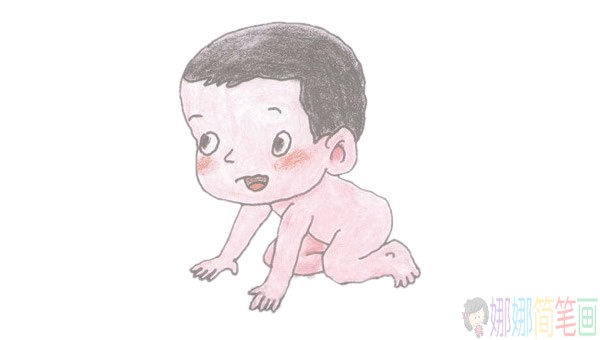婴儿简笔画大全可爱,婴儿简笔画步骤图
