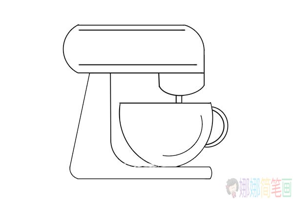 咖啡机简笔画步骤图,咖啡机简笔画图片