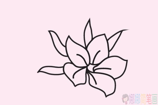 樱花简笔画图片大全,樱花简笔画步骤