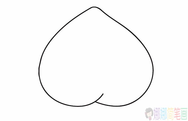 水蜜桃简笔画教程,水蜜桃简笔画图片大全