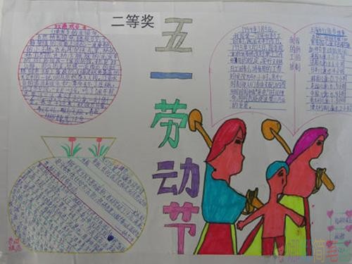 劳动节手抄报图片,关于五一劳动的手抄报