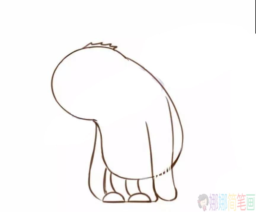 简笔画树懒怎么画,《疯狂动物城》树懒简笔画教程