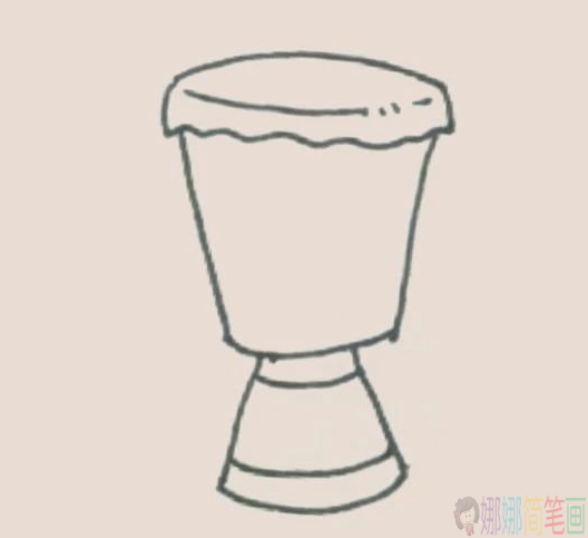 非洲手鼓简笔画,手鼓简笔画图片