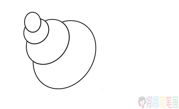 海螺简笔画步骤,海螺简笔画图片大全