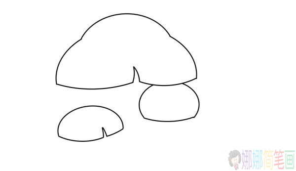 蘑菇简笔画图片大全,蘑菇简笔画彩色步骤