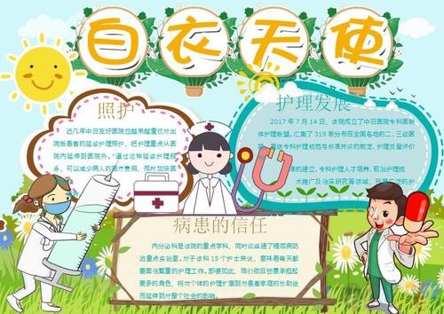 2020最美国际护士节手抄报图片素材大全