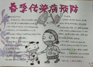 预防传染病手抄报内容，预防传染病简单又好看