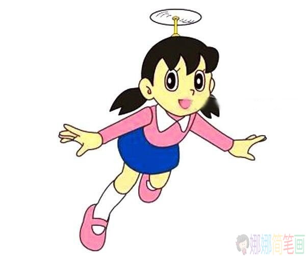 静香简笔画图片大全，静香简笔画步骤