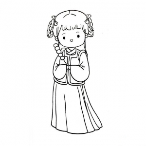 古风女子简笔画怎么画？简单易画的古风简笔画教程
