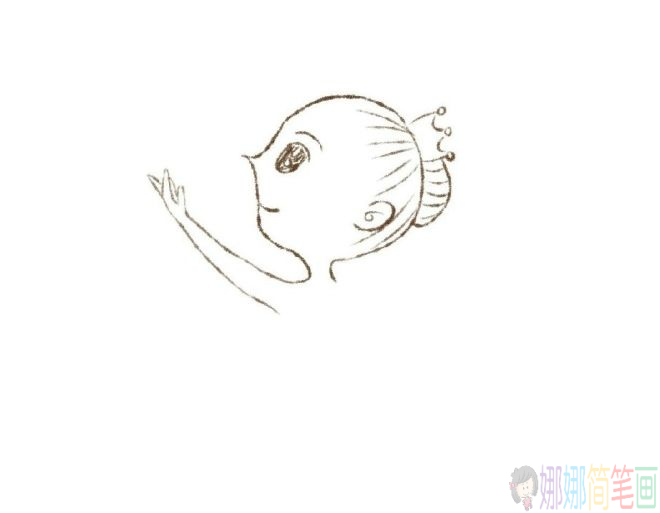 爱跳舞的小女孩简笔画教程步骤图解，让我们一起跳起来吧~