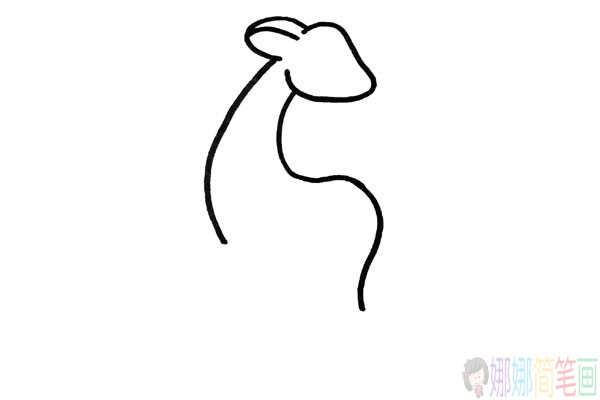 简单可爱的梅花鹿的简单画法 一步步教儿童学画