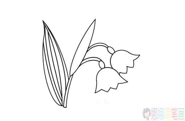 铃兰花简笔画图片大全,铃兰花简笔画步骤