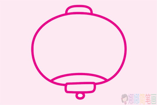 灯笼简笔画图片大全,灯笼简笔画步骤图片