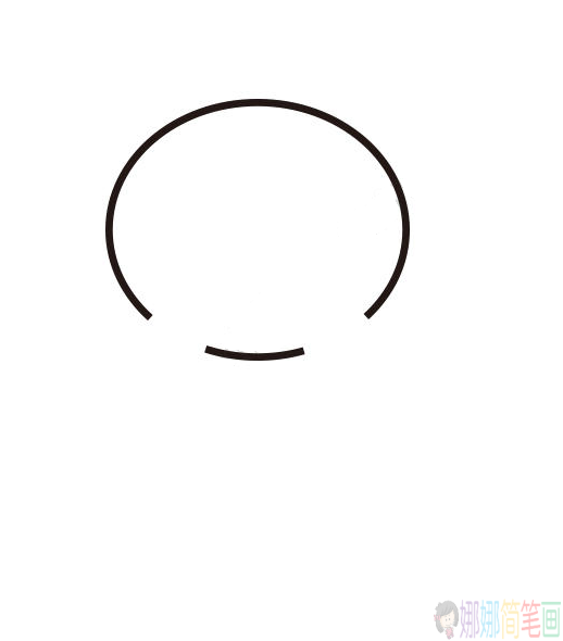 奥运福娃晶晶简笔画,可爱的奥运福娃晶晶简笔画画法教学