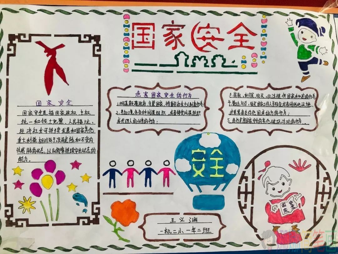 关于国家安全教育日手抄报作品大全鉴赏