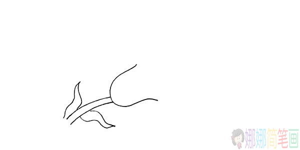 百合花儿童简笔画图片教程