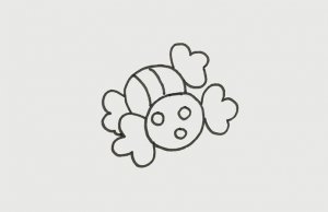 糖果怎么画,简单的糖果简笔画