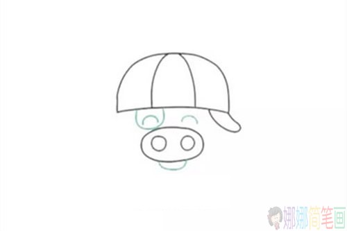 简笔画，可爱麦兜简笔画画法图片步骤