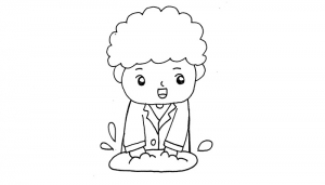 关于疫情防护的简笔画，疫情勤洗手简笔画
