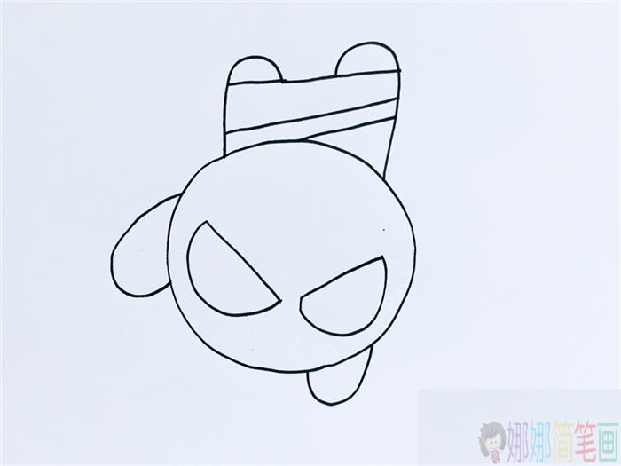 蜘蛛侠简笔画教程,一步一步教你画蜘蛛侠