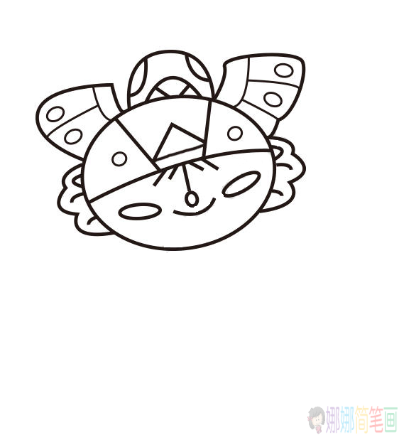 奥运福娃妮妮简笔画，可爱的奥运福娃妮妮简笔画画法教学